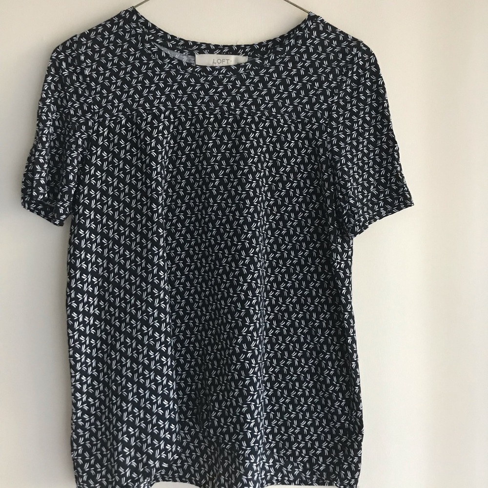 Black and White Print Tee